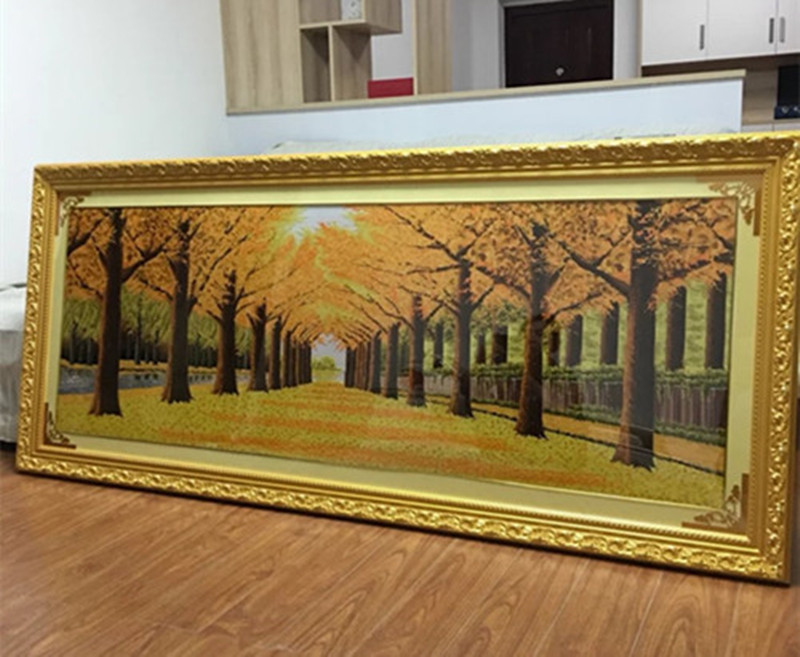 Các phòng khách đã được đóng khung tranh handmade khung xong cross stitch gia đình hạnh phúc Harmony nhà hiển thị tốt - Công cụ & phụ kiện Cross-stitch mua tranh về thêu