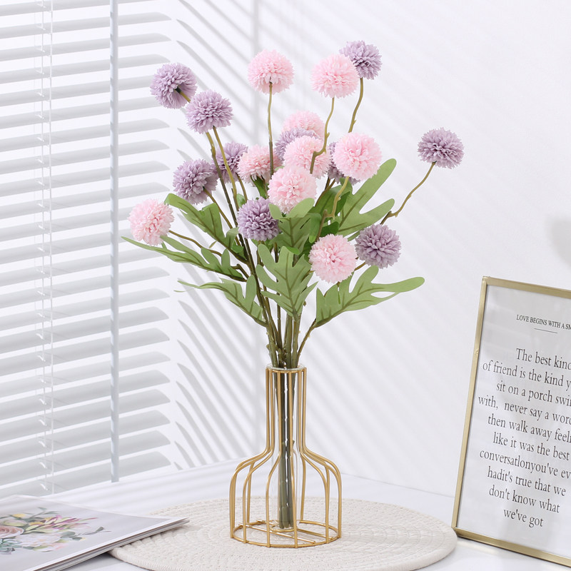 Simulation Flowers Fake Flowers Decoration Flowers Nordic Home Living Room Dining Room Table interior floral pendulum pieces Furnishing Silk Drying Flowers