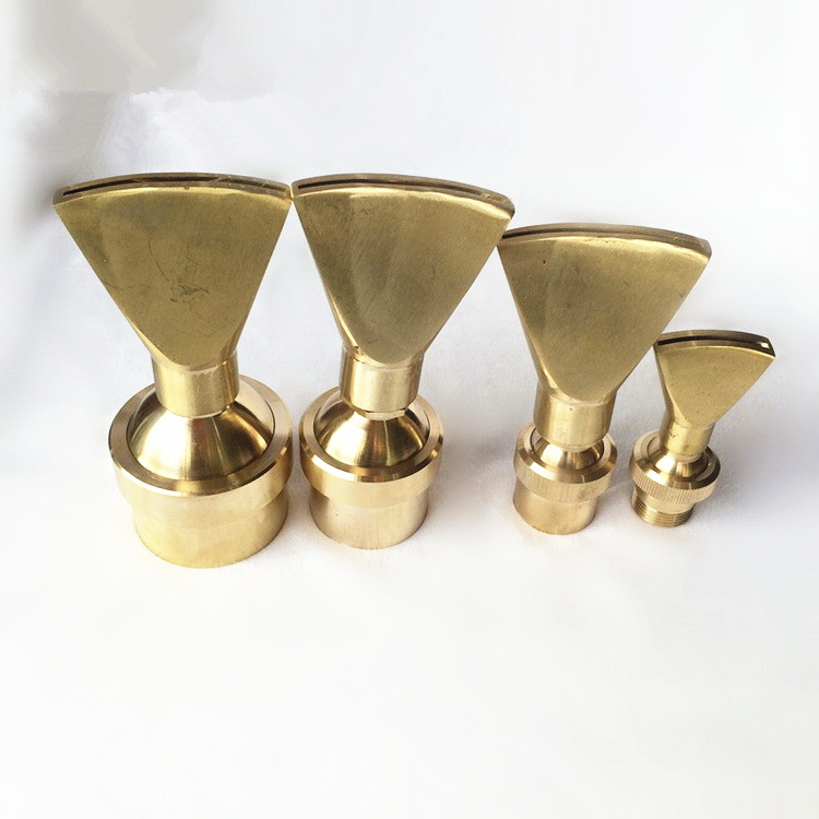 Water film Water Scenery Flat Head Fan Pool Boutique Brass Adjustable Duckmouth Flat Yard Garden