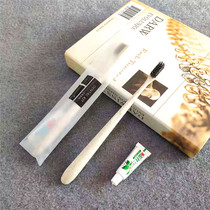 Hotel disposable wash set toothbrush soft film Home creative small head wheat straw dental equipment environmental travel toothbrush