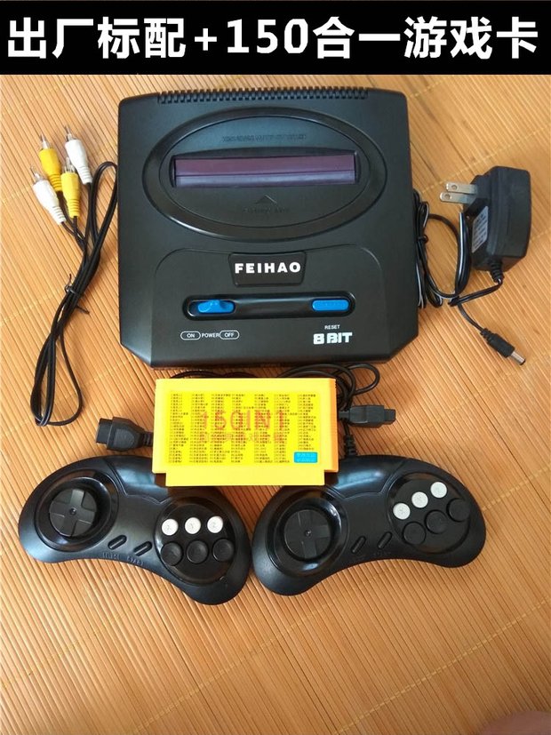 Máy chơi game chiến đấu nhỏ 8 bit FC nhân đôi giao diện điều khiển trò chơi kiểu cũ Contra Mario Nintendo máy màu đỏ và trắng - Kiểm soát trò chơi phụ kiện chơi game free fire