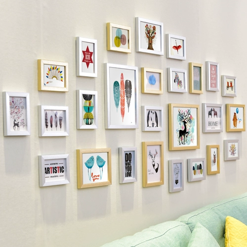 Серебряная фотография, современная настенная фоторамка для спальни, золото и серебро