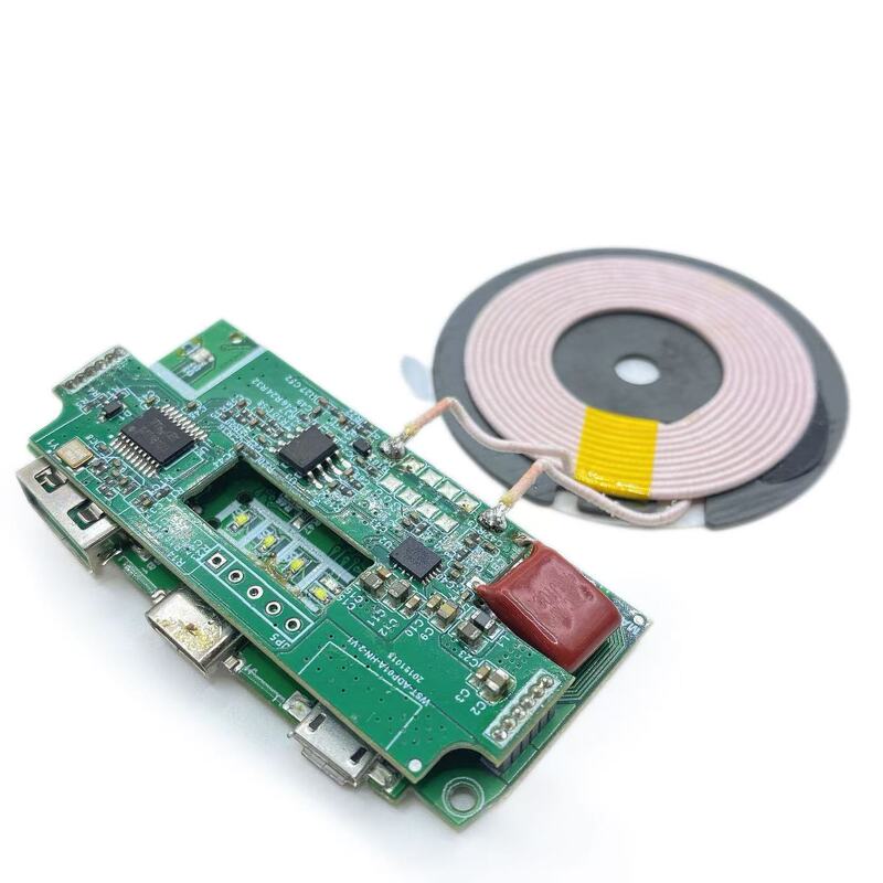 New 22.5W Super Fast Charging Power Bank DIY Lithium Battery 3.7V Boost Motherboard with Digital Display Pd Fast Charging Wireless Module