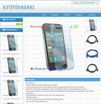 Customize the new version of ebay Description Template Electronic Product Details Page Template Compatible with Mobile Phone and Computer