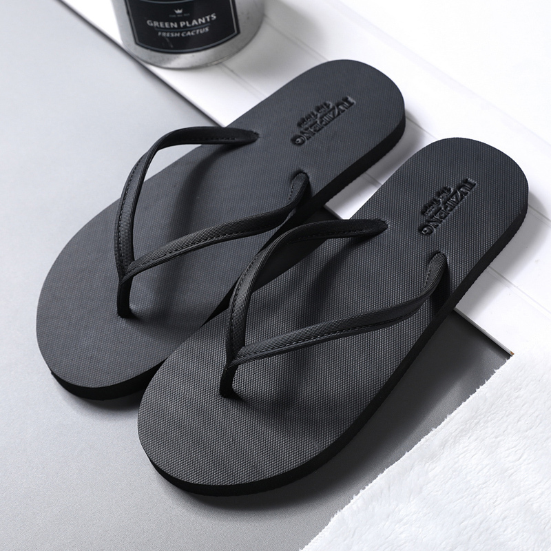 Casual Flip-Flops for Men, Summer Simple Non-Slip Outdoor Wear, Trendy Flip-Flops, Beach Shoes, 2024 New Style