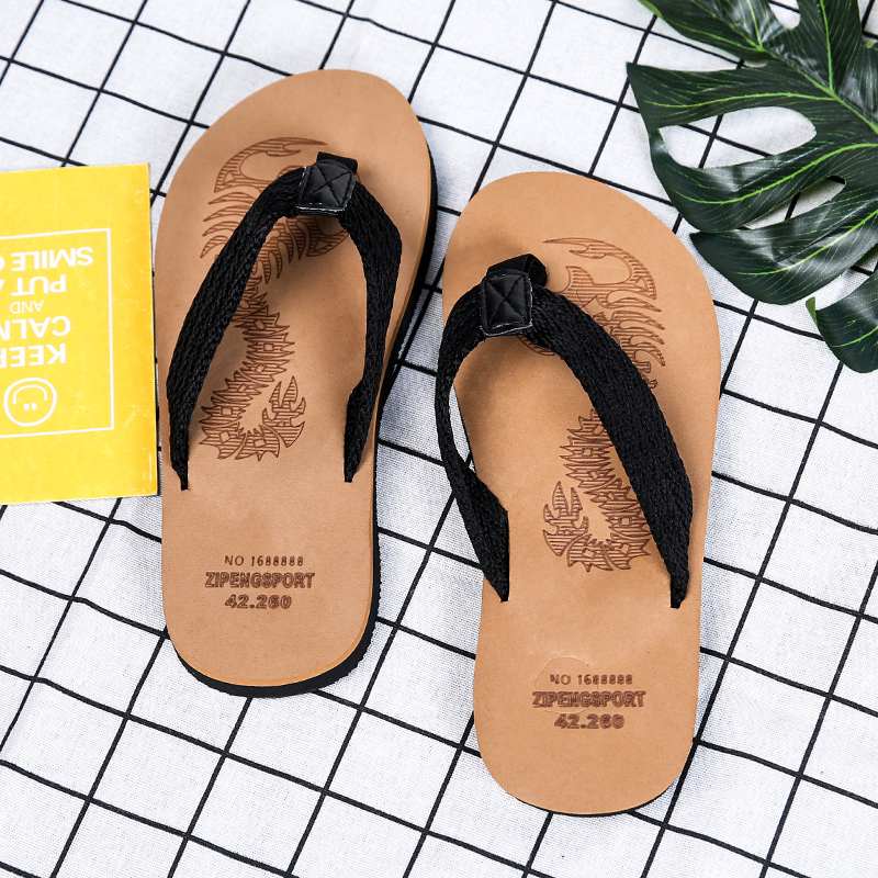 9.9 mùa hè của nam giới flip-flops dép của nam giới chịu mài mòn non-slip trọng lượng nhẹ nền tảng giày mùa hè pinch cá tính