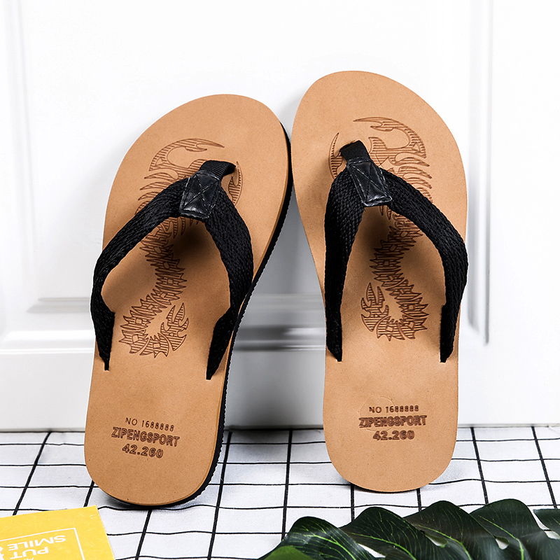 9.9 mùa hè của nam giới flip-flops dép của nam giới chịu mài mòn non-slip trọng lượng nhẹ nền tảng giày mùa hè pinch cá tính