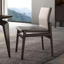 Minimalist modern Nordic Fancy Light Lavish Solid Wood Book Room Bookchair Restaurant Hotel Dining Chair Negotiating Chair