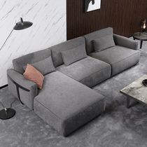 Nordic Style Fabric Corner Sofa Composition Suit Modern Minima Italian large family Type of removable washable