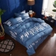 1.2m ròng đỏ ba mảnh giường lanh chăn Liu Jiantao phù hợp với bộ đồ giường ký túc xá chàng trai độc thân - Khăn trải giường ga giường 1m8 x 2m