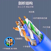  Anpu super 6 class 7 network cable POECAT6a network cable 8-core oxygen-free copper 0 58 oxygen-free copper gigabit network cable