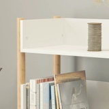 Книжная полка из натурального дерева, система хранения, книжный шкаф для спальни