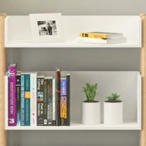 Книжная полка из натурального дерева, система хранения, книжный шкаф для спальни