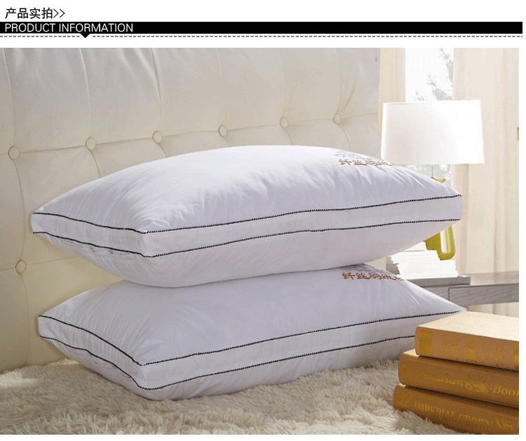 Lông nhung mềm xuống gối gối Bông cotton tinh khiết đặc biệt cung cấp chính hãng đôi gối đơn có thể giặt được gối ngủ văn phòng