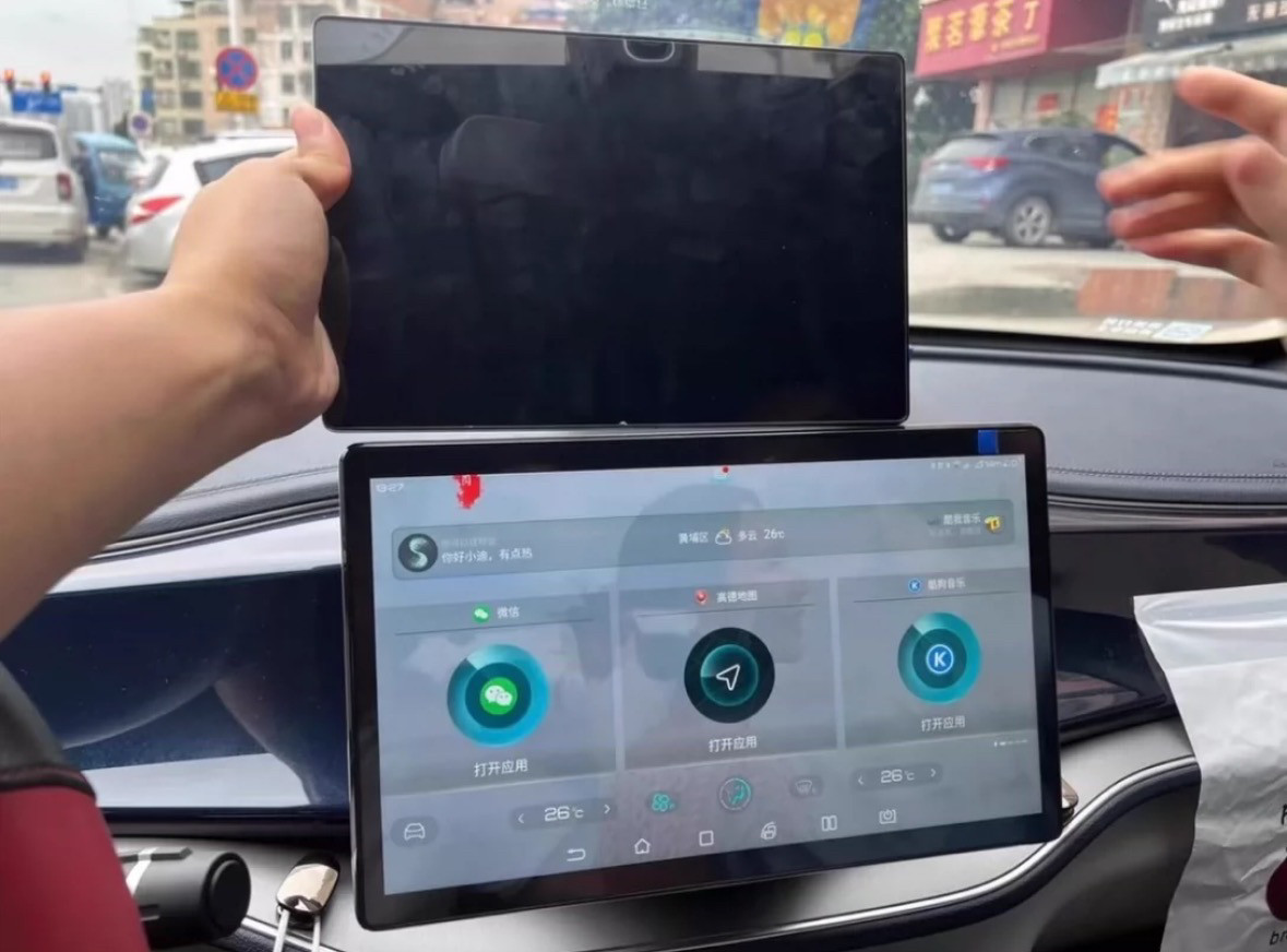 Byd 12.8inch central control screen upgrade 🚗