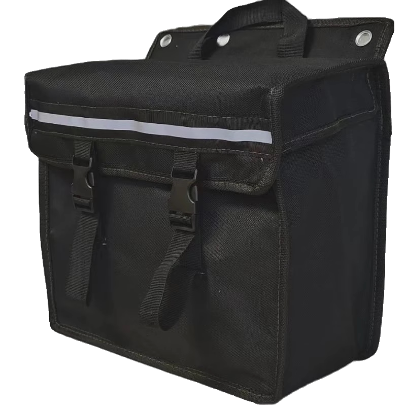 Electric Vehicle Side Bag Black Canvas Multifunctional Motorcycle Single Side Bicycle Pannier Rear Seat Tool Bag Electric Vehicle Side Bag Black Canvas Multifunctional Motorcycle Single Side Bicycle Pannier Rear Seat Tool Bag