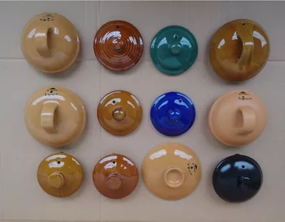 Electric stewing cup decoction pot accessories ceramic decoction lid cooking pot health pot traditional Chinese medicine pot boiling medicine old man's head cover