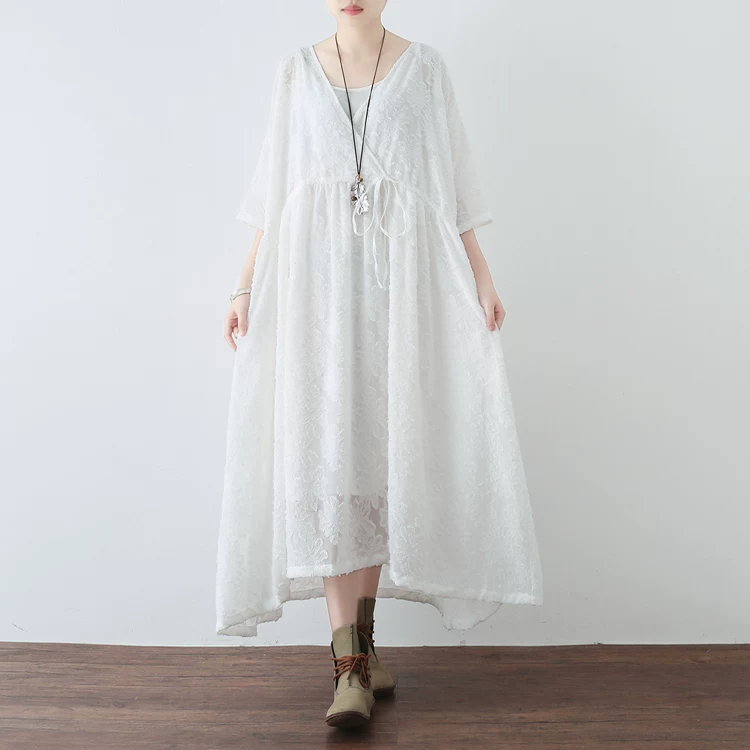 Summer genuine three dimensional shiffon jacket, oversize, size