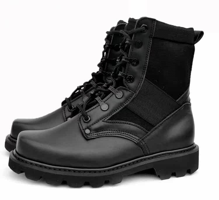 Boots militaires pour homme en cuir - Ref 1399135 Image 6