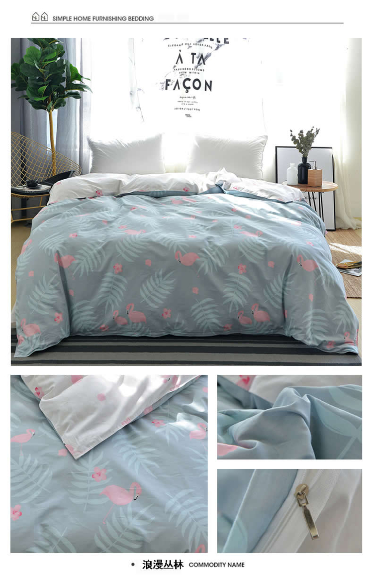 100% cotton một mảnh chăn bông chăn đơn 1.5mx2.0m đơn giản ký túc xá 2.0mx2.3m đúp - Quilt Covers chăn