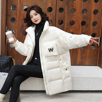 Zhang Caifei monthly loose down clothes woman Han version Lazy Wind Minimalist Trend Fashion Middle long winter style jacket