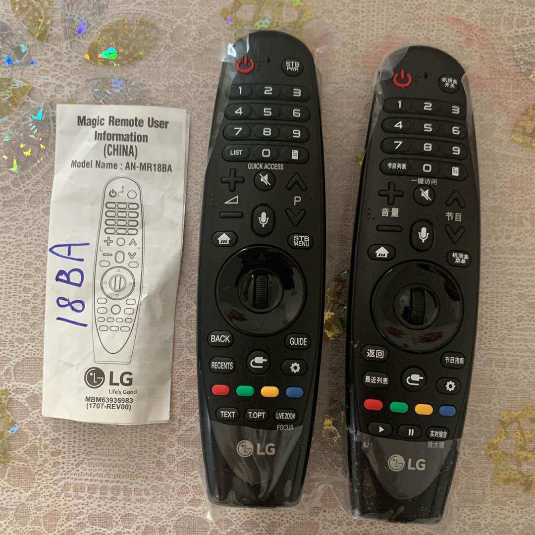 New original fit LG TV dynamic remote MR18BA MR18BA 19BA 20GA 20GA voice slip in English version