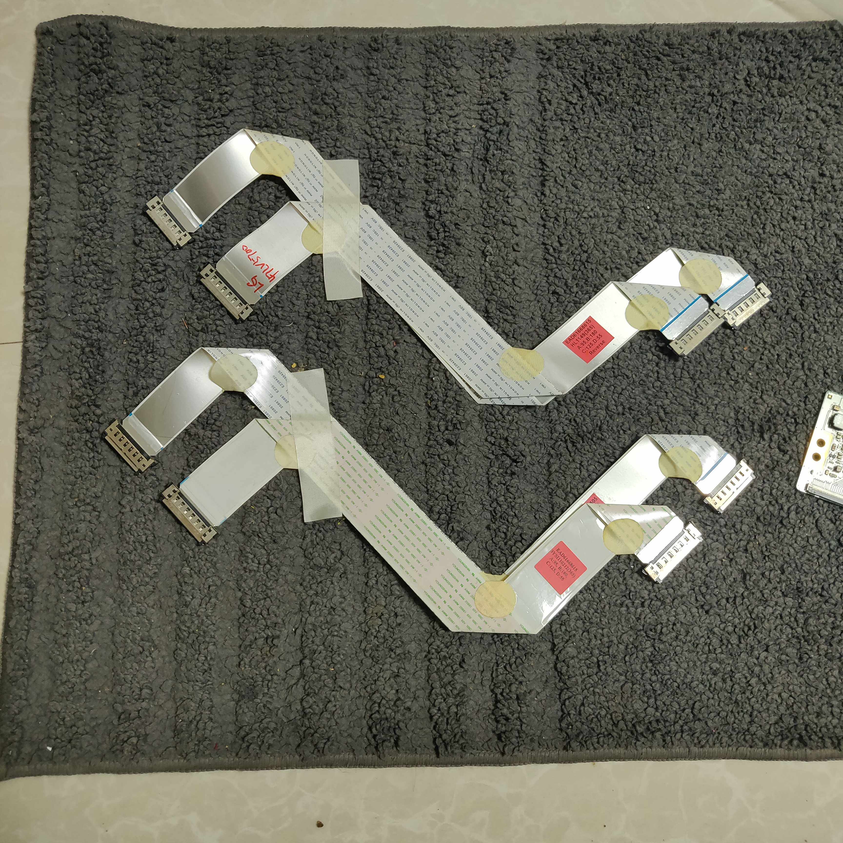 Original fit LG 42 47LV5700-CA flat cable screen line EAD61668615 EAD61652505 pair