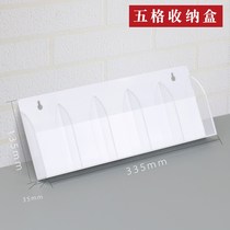 Hanging remote control adhesive hook storage box about wall hanging wall box transparent hanging box rack remote control plastic plastic