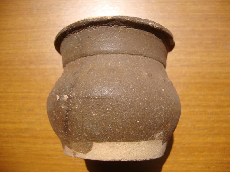 宋代吉州窑酱釉乳丁瓷罐高古老窑瓷器包老保真收藏品