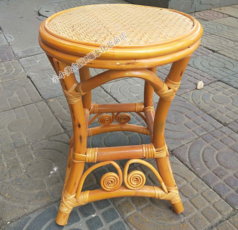 Bar stool high stool rattan modern minimalist bar chair home creative table back bar stool weaving rattan stool