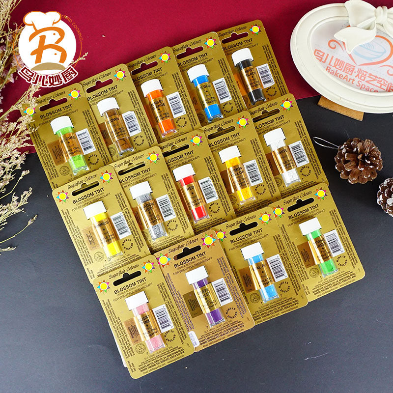 British imported Sugarflair edible toner Lenia fondant 7ml water oil can be used to bake and color 14 colors