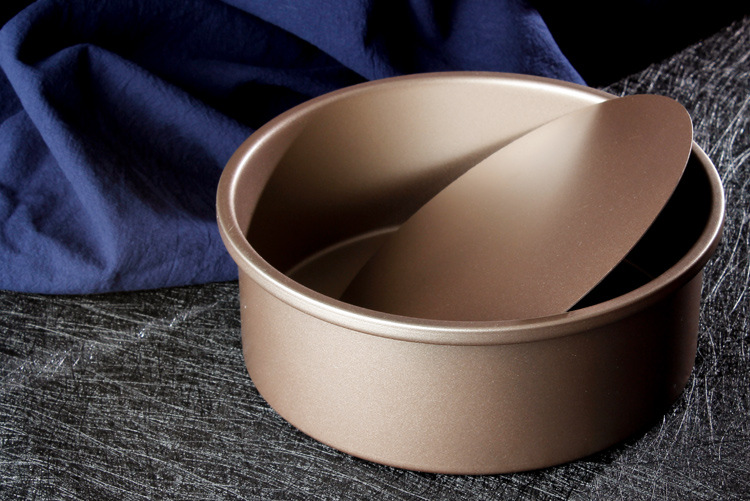 Khuôn bánh tròn sống 6 8 10 inch Thép không dính Carbon Bão Mousse Phô mai nướng Lò nướng - Tự làm khuôn nướng khuôn oval