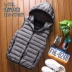 Áo vest cotton nam giảm chất béo và áo thun nam XL áo khoác nam mùa thu và mùa đông cotton vest vest cotton áo ba lổ Áo vest cotton