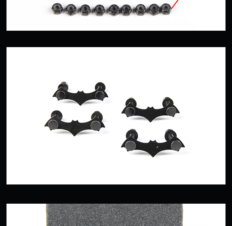 Longboard ván trượt tích hợp cầu đinh dài bảng chống sag cầu đinh Skateproof chống sag kim loại gioăng tích hợp đinh dài - Trượt băng / Trượt / Thể thao mạo hiểm giày trượt patin có đèn led
