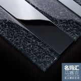 名玛汇 Черная современная металлическая стеклянная мозаика, популярно в интернете