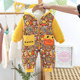 Baby winter thickened jumpsuit male and female baby cotton suit plus cotton clothes going out cartoon cute romper hugging clothes