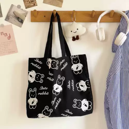 Вместительный и большой шоппер, льняная сумка, тканевый мешок