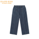 Elandkids mặc một ponyth ấu dâm trong tối giản thường một cô gái mới xé quần jean.