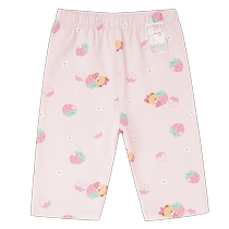 PawinPaw cartoon bear childrens clothing summer girl baby elastic pants childrens three-quarter leggings
