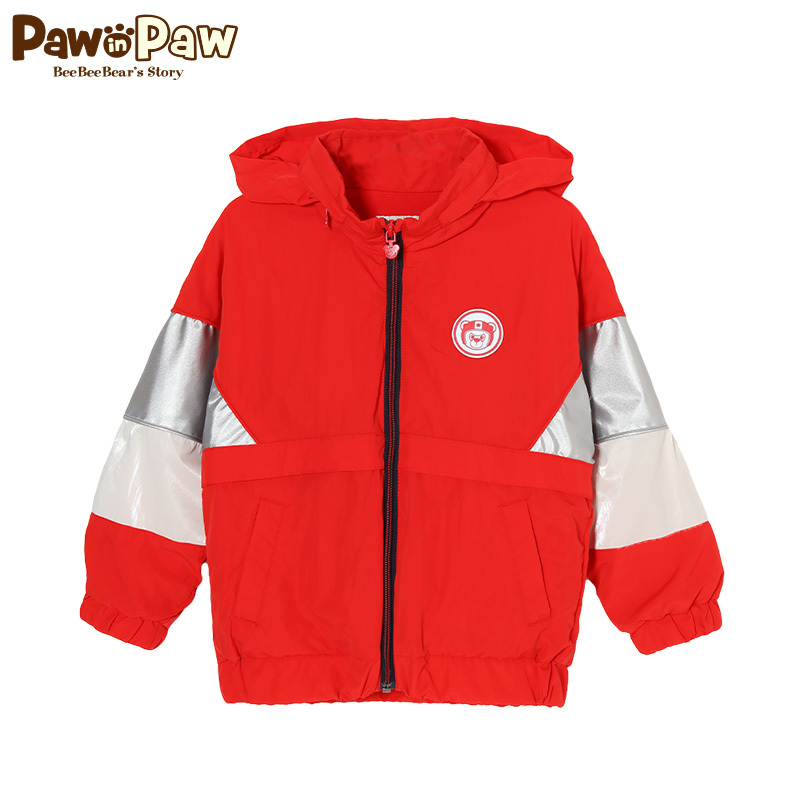 Pawin Paw Cartoon Cubs Kids 2020 mới mùa xuân áo khoác trùm đầu Kids Casual Jacket.