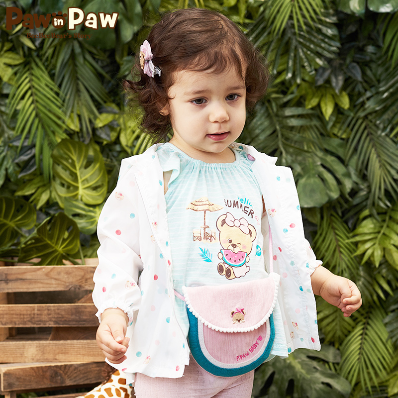 Pawin Paw Cartoon Cubs Cub bé Jumpsuit in Jacket bé Jacket bé Jacket