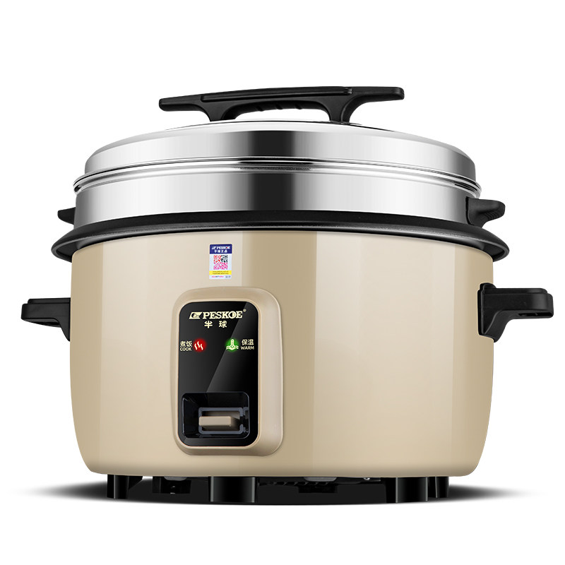 Hemisphere Brand Electric Rice Cooker, Commercial Large Capacity 10 Liters, Suitable for 15-20-30 People, Old-Fashioned Extra-Large Rice Cooker for Canteens and Restaurants