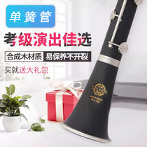 Downwind Professional clarinet instrument students Children adults Beginner exam schools play B-down black pipe