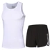 Quần áo thể dục nam mùa hè không tay tights vest phòng tập thể dục nhanh khô quần áo chạy bộ bóng rổ thể thao Quần áo tập thể hình