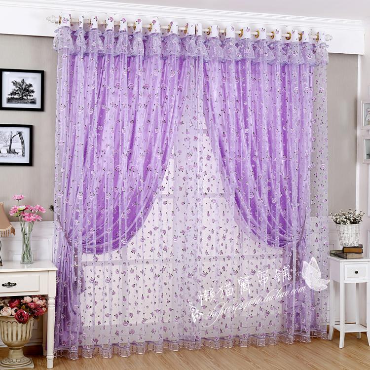 Vườn hoa màn cửa một nửa bóng râm phòng khách phòng ngủ ban công bay cửa sổ thành phẩm tùy biến - Phụ kiện rèm cửa phụ kiện rèm cuốn