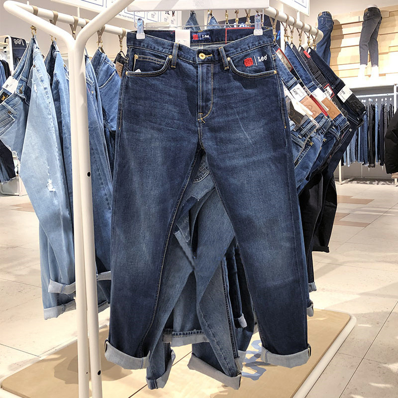 25Lee Autumn/Winter Forbidden City Thin Mid-Waist Straight-Leg Jeans for Men Lmb100705100275-A00531 25Lee Autumn/Winter Forbidden City Thin Mid-Waist Straight-Leg Jeans for Men Lmb100705100275-A00531