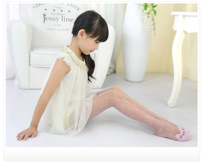 Quần áo trẻ em cô gái pantyhose mùa hè trẻ em mới của xà cạp vớ chống móc lụa cô gái múa vớ vớ sinh viên