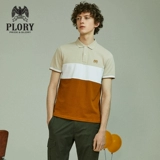 PLORY Модная повседневная футболка polo, футболка с коротким рукавом