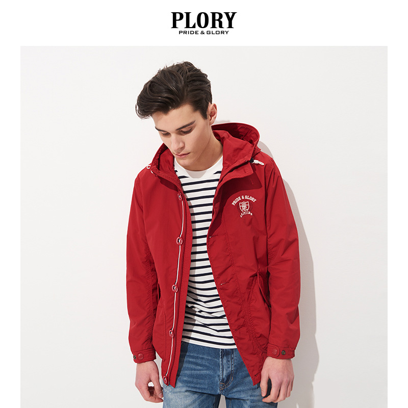 Blouson homme PLORY manches longues en Nylon - Ref 3119138 Image 1