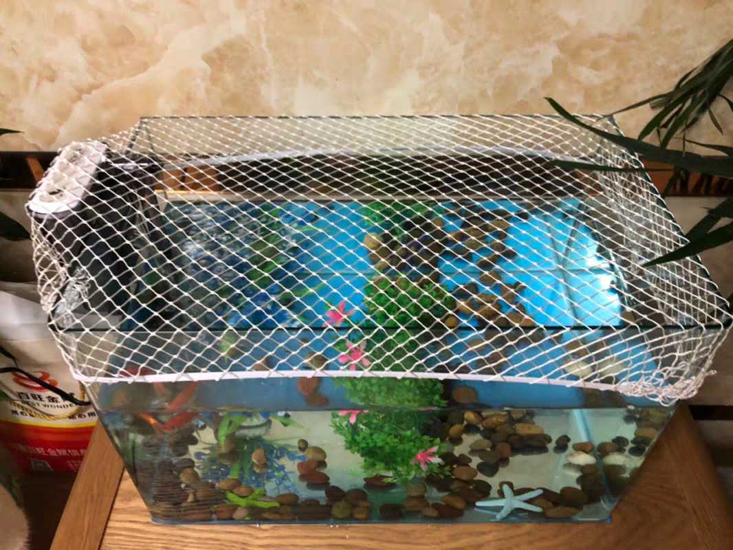 Fish tank anti-jump net anti-escape net fish tank anti-jump net cover nylon anti-escape net custom-made fish tank net cover